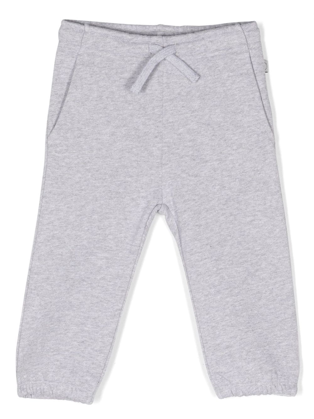 Shop Stella Mccartney Cotton Track Pants In Grey