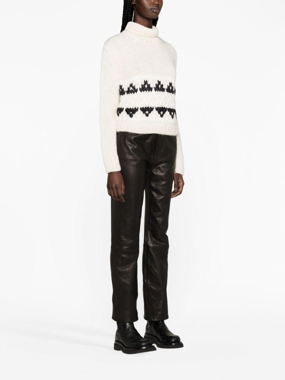 AWAKE Mode - Back To Front Faux Leather Pants