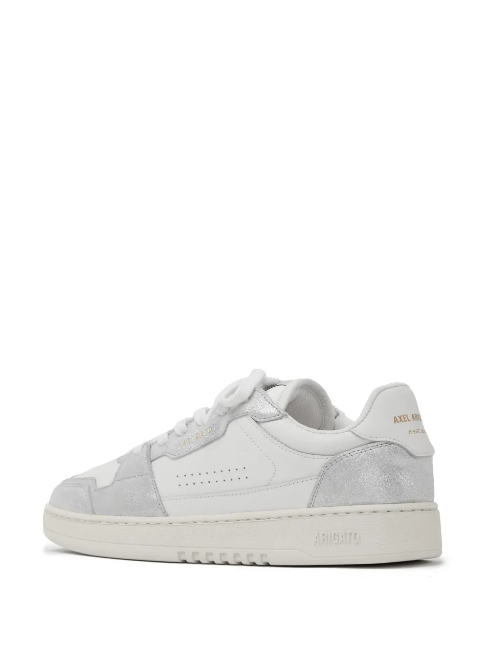 Axel Arigato Dice Lo Glitter-panelled Sneakers In White