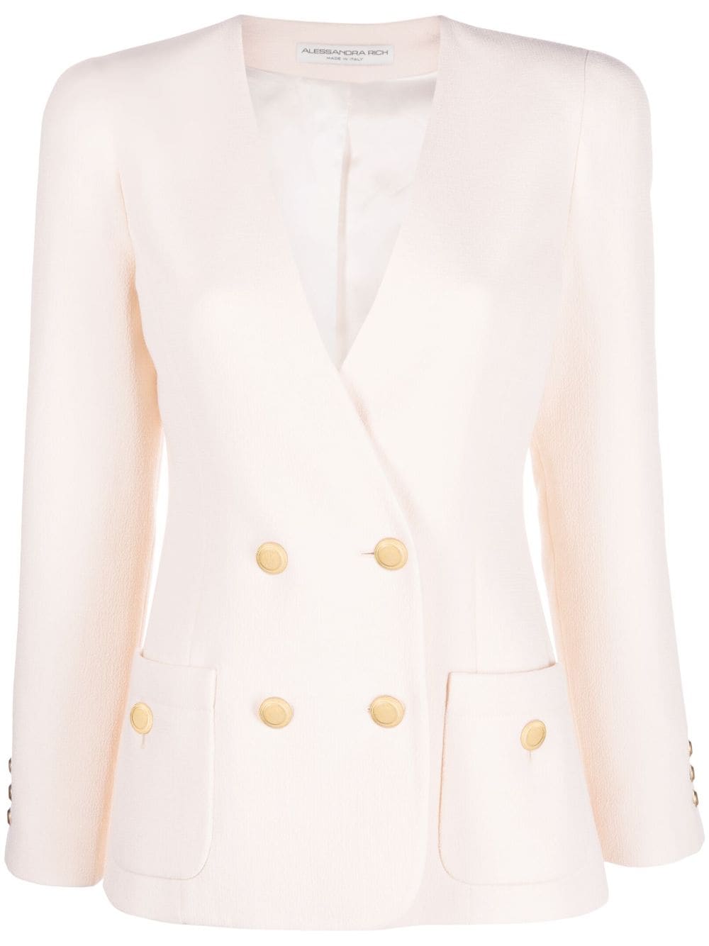 Alessandra Rich tailored double-breasted blazer - Neutrals