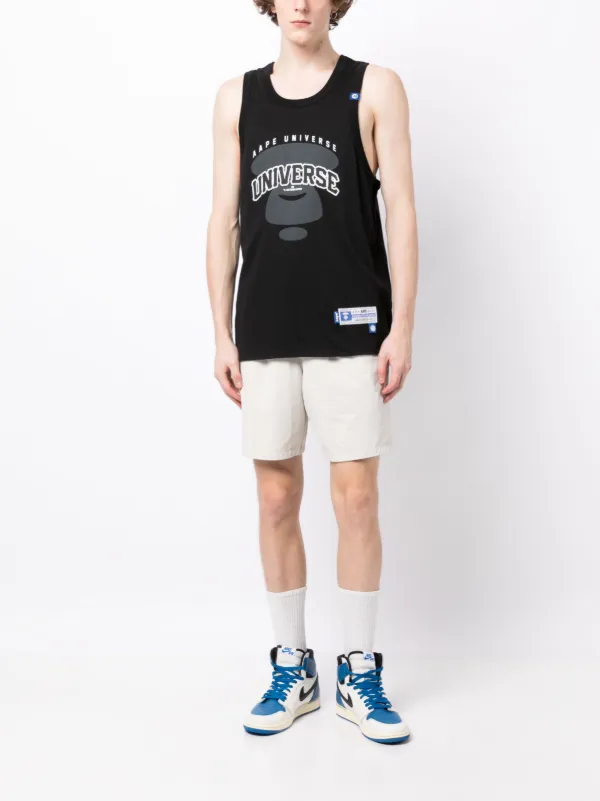 AAPE BY *A BATHING APE® ロゴ タンクトップ | ブラック | FARFETCH JP