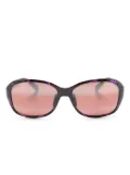 Maui Jim Koki Beach round-frame sunglasses - Black