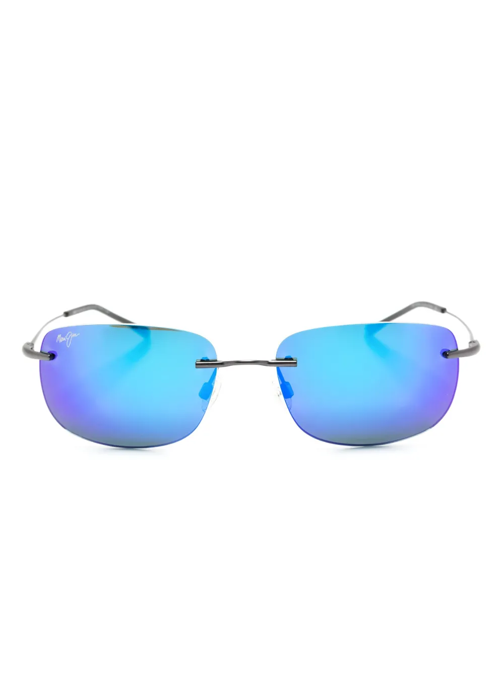 Maui Jim Ohai Square-frame Sunglasses In Black