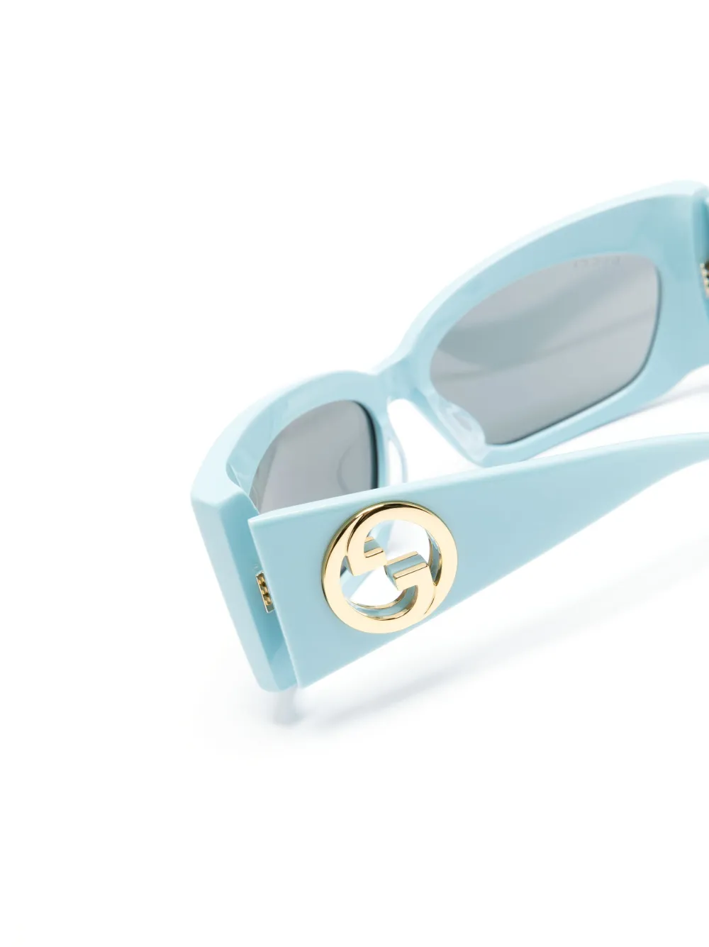  Gucci Eyewear Square-frame Sunglasses - Blue 
