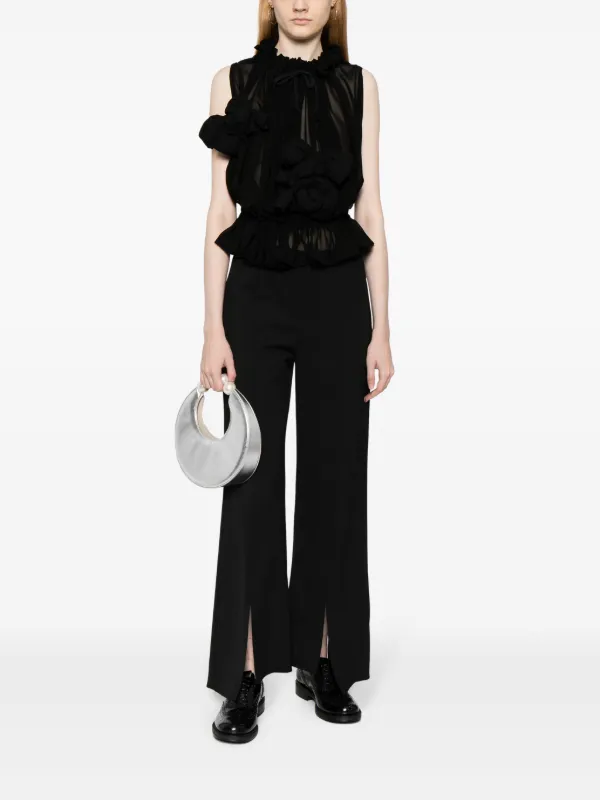Comme Des Garçons セミシアーブラウス | ブラック | FARFETCH JP