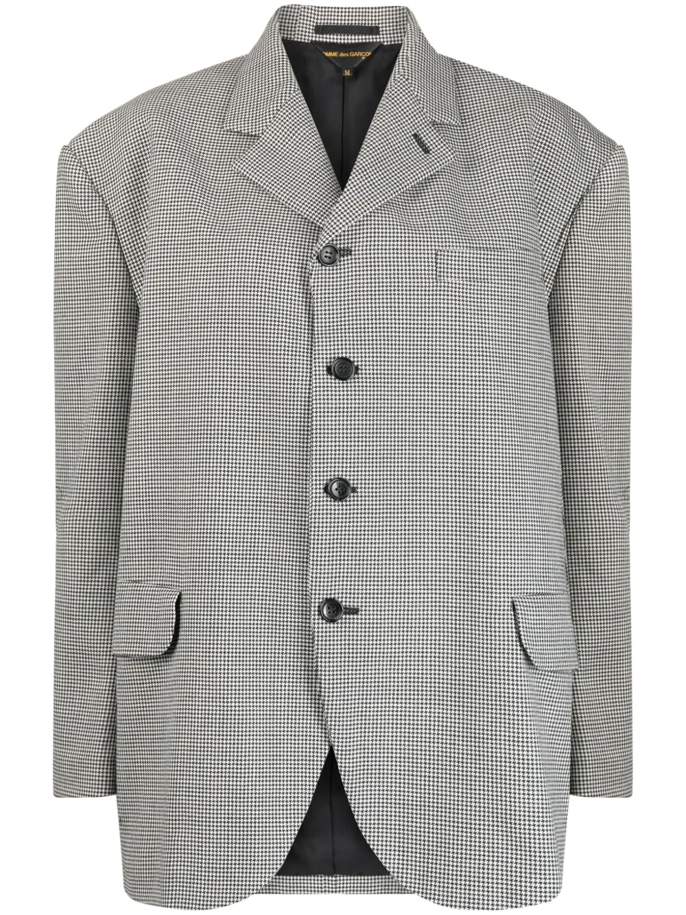 Comme Des Garçons Oversized check-print Wool Blazer - Farfetch