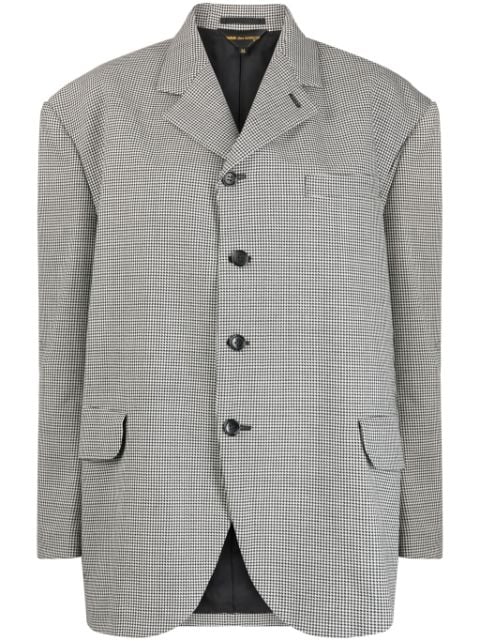 Comme Des Garçons oversized check-print wool blazer