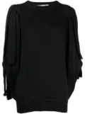 Comme Des Garçons layered-sleeve chunky-knit jumper - Black