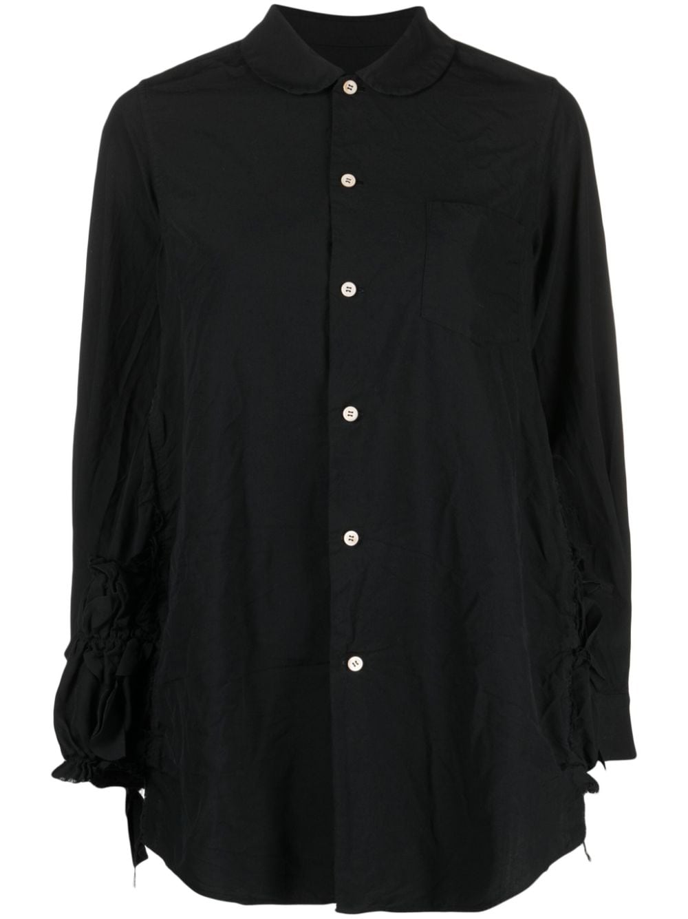 COMME DES GARÇONS COMME DES GARÇONS ROUND-COLLAR BUTTON-UP SHIRT