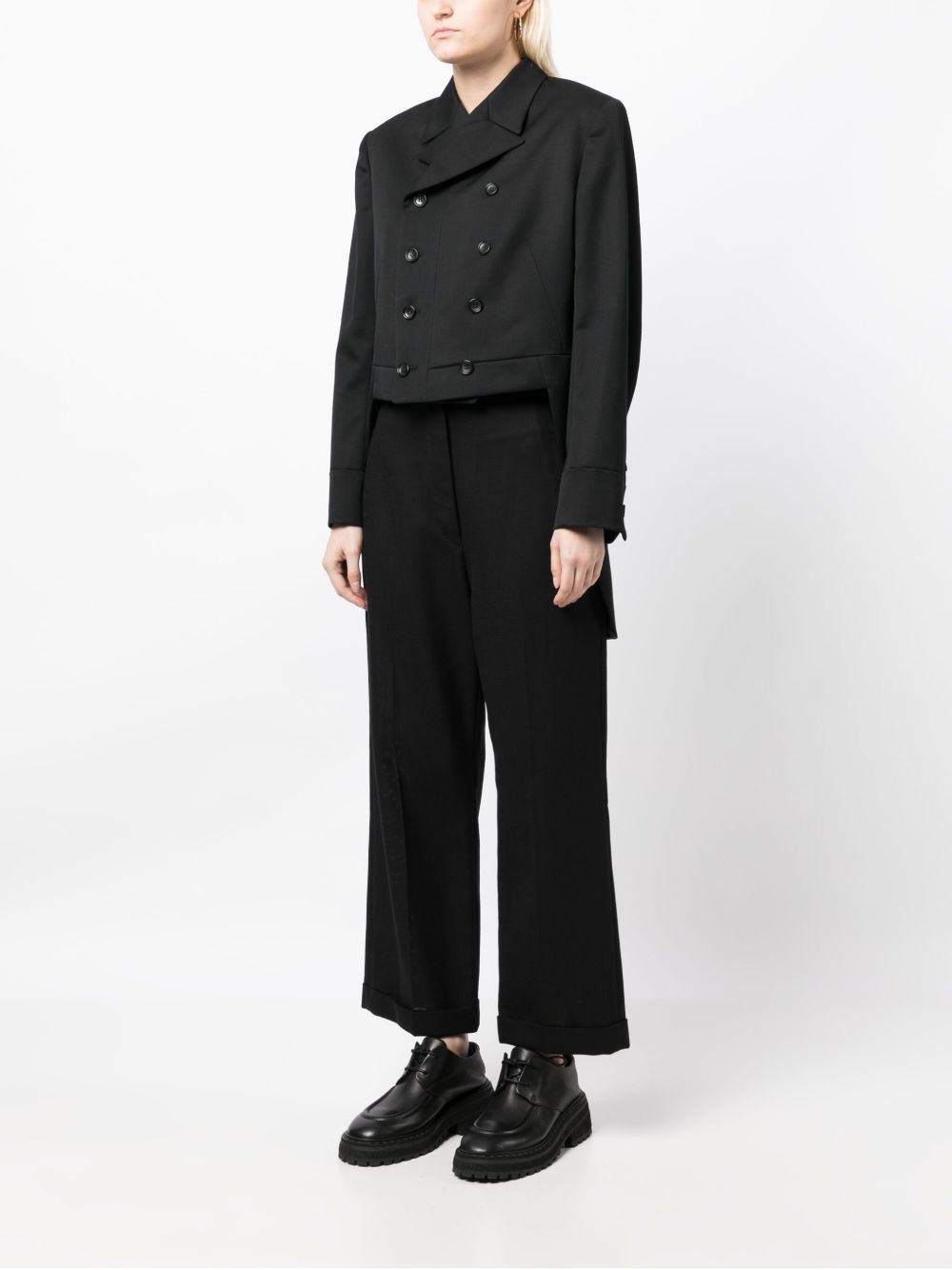 Coperni double-breasted cropped blazer Women