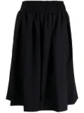 Comme Des Garçons Girl elasticated-waist wool midi skirt - Blue