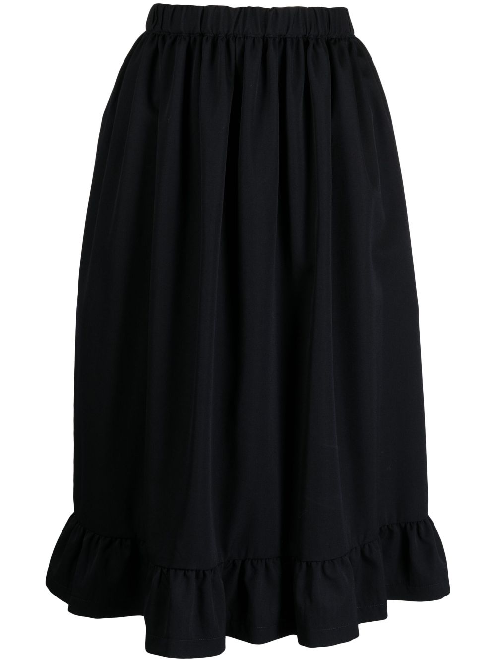 Comme Des Garçons Girl Ruffled Wool Skirt - Farfetch