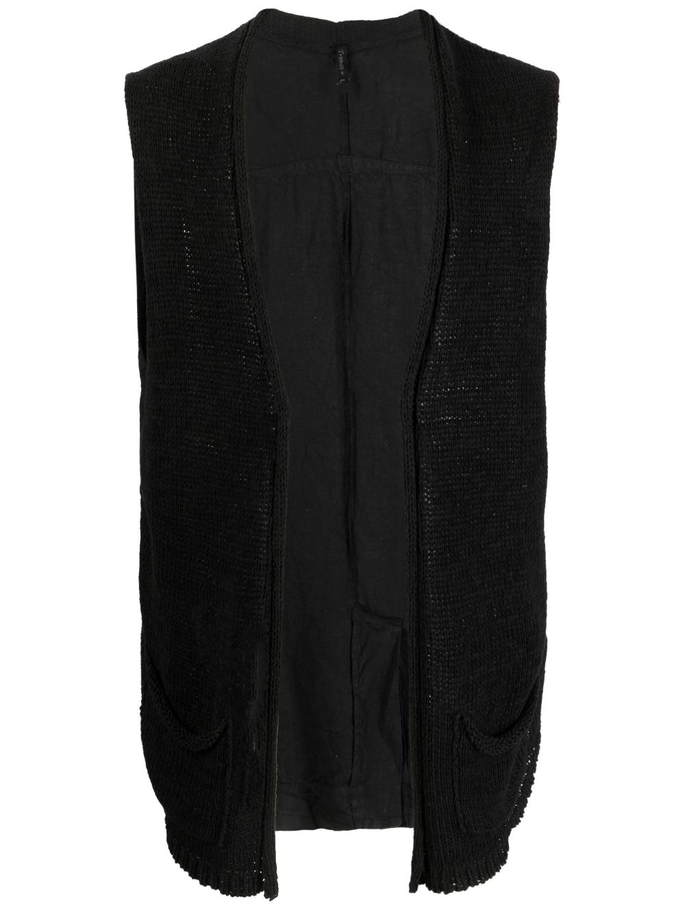 Transit open-front intarsia-knit Gilet - Farfetch