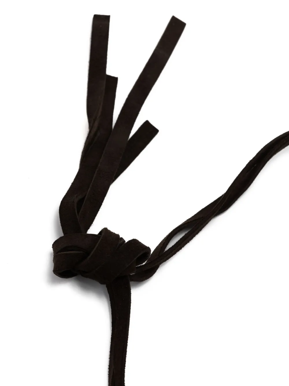  Oamc Statement-pendant Leather Necklace - Red 