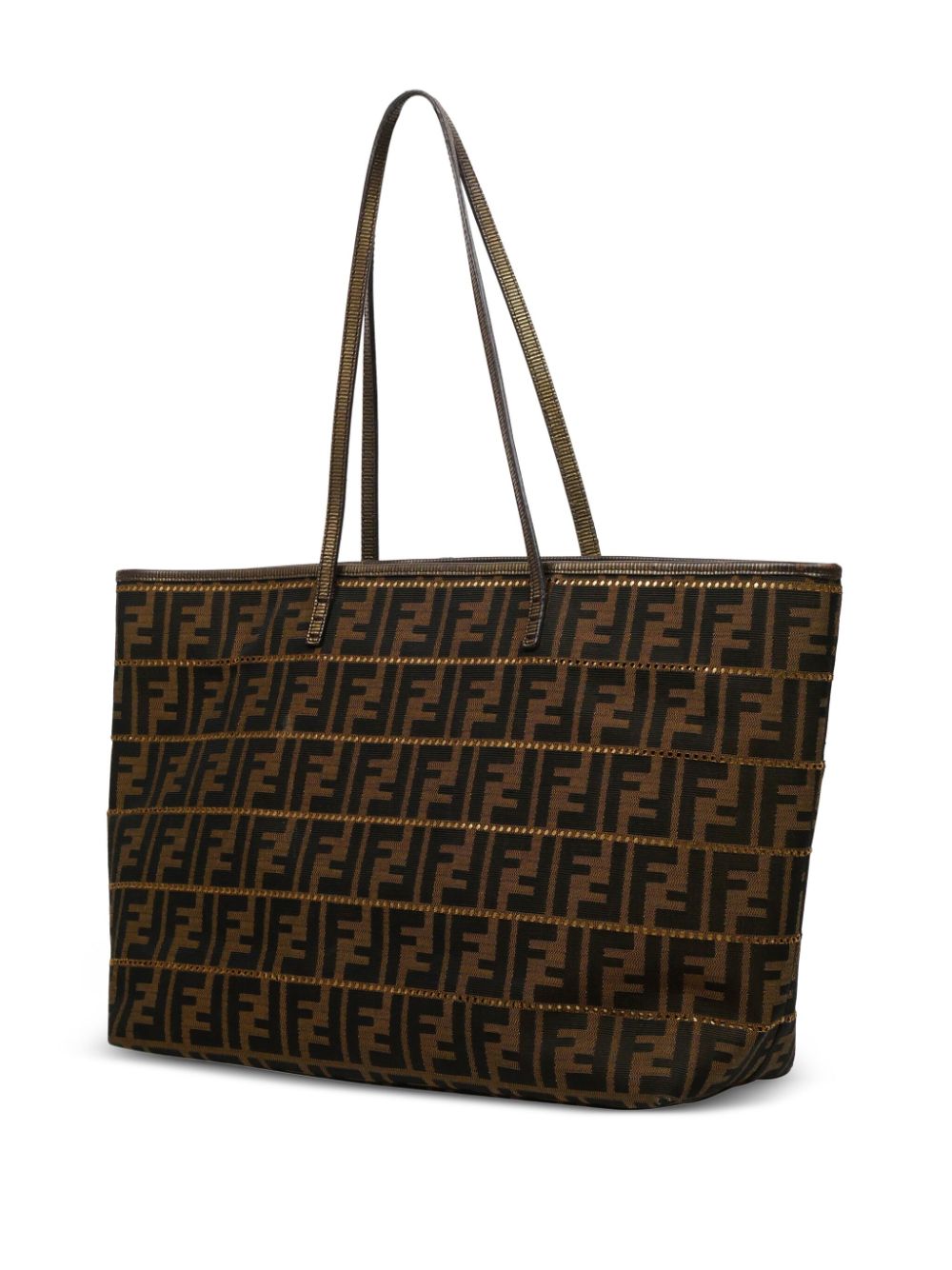 Fendi Pre-Owned Zucca canvas tote bag - Bruin