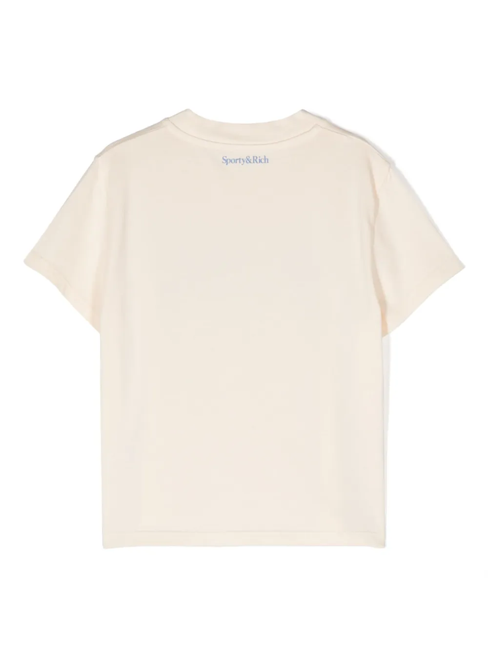 SPORTY & RICH KIDS T-shirt met tekst Beige