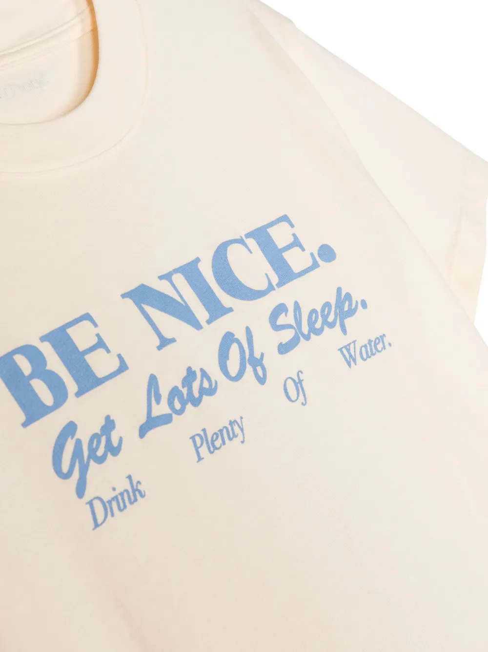SPORTY & RICH KIDS T-shirt met tekst Beige