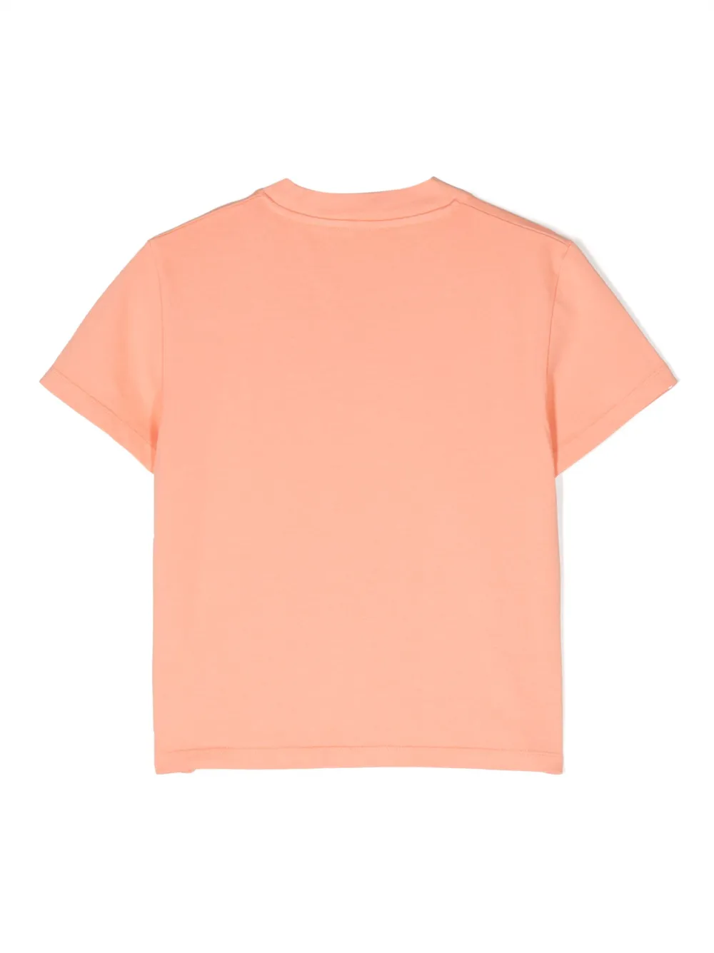 SPORTY & RICH KIDS T-shirt met logoprint Oranje