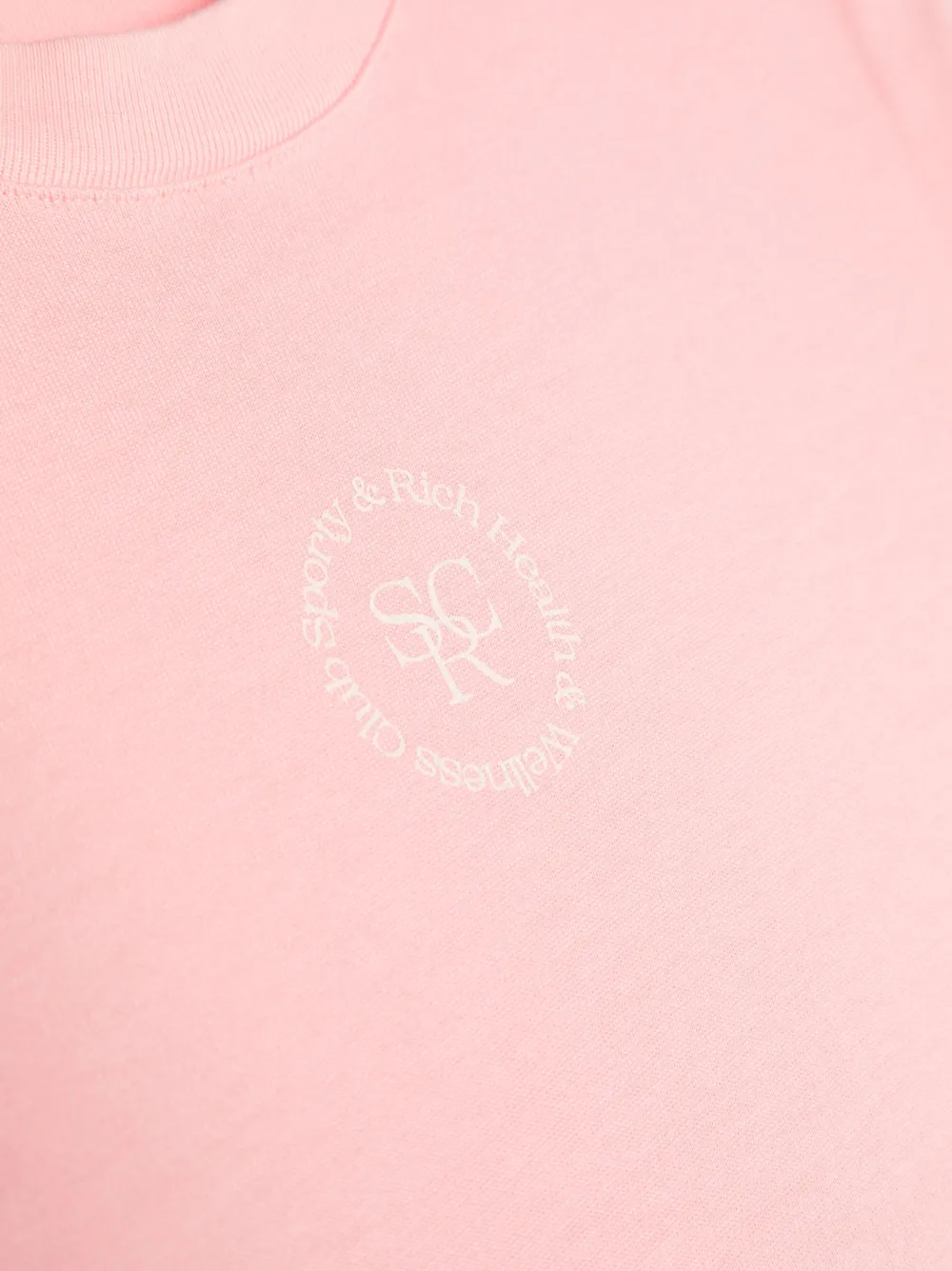 SPORTY & RICH KIDS T-shirt met logoprint Roze
