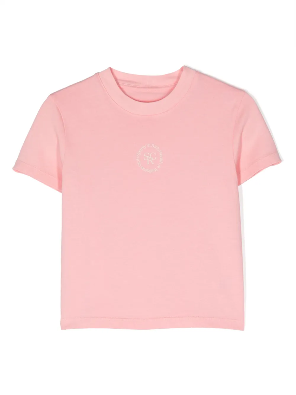 SPORTY & RICH KIDS T-shirt met logoprint Roze