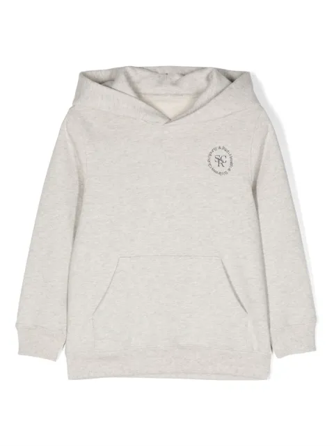 SPORTY & RICH KIDS hoodie en coton à logo imprimé