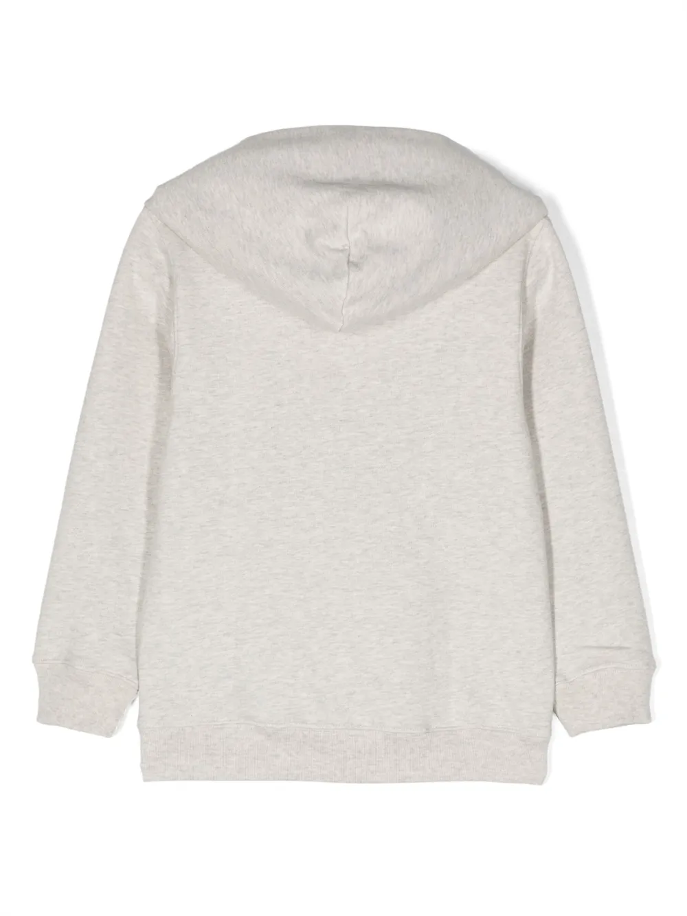 SPORTY & RICH KIDS Hoodie met logoprint Grijs