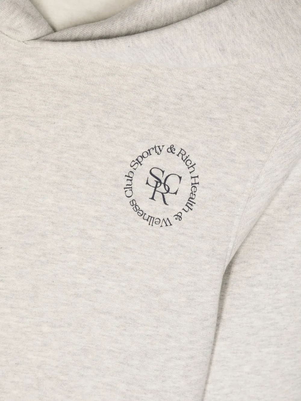 SPORTY & RICH KIDS Hoodie met logoprint Grijs