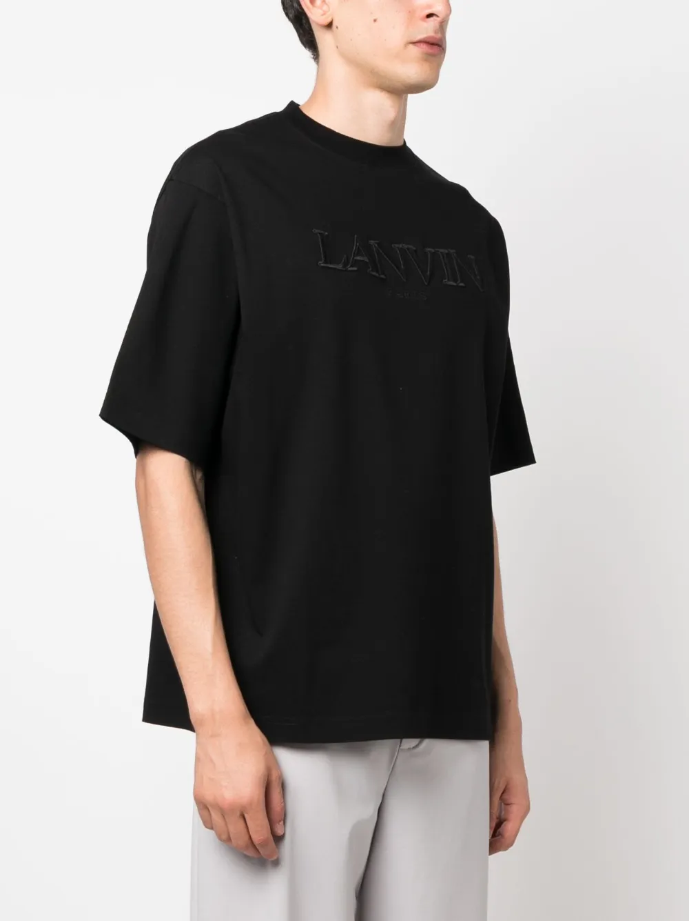 Lanvin logo-appliqué Cotton T-shirt - Farfetch