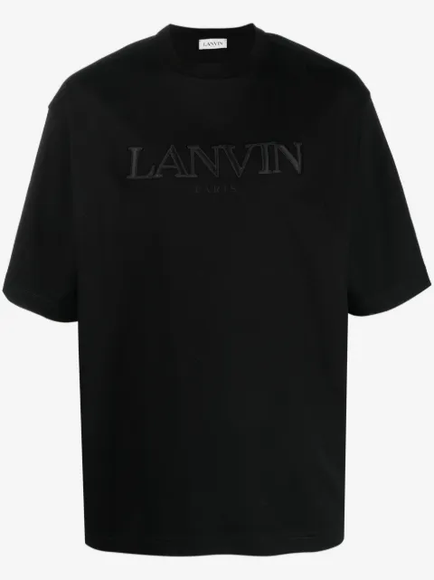 Lanvin logo-appliqué cotton T-shirt