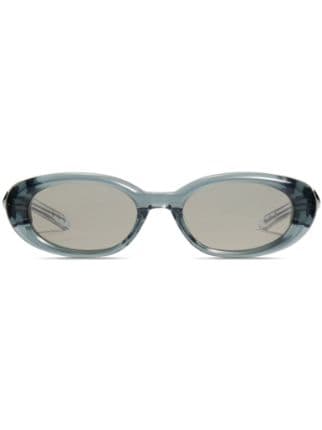 Gentle Monster oval-frame Sunglasses - Farfetch