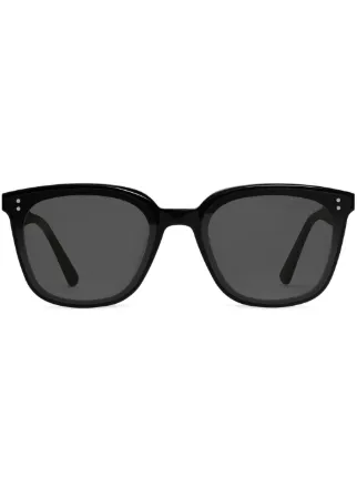 Gentle Monster Queen 01 logo-plaque Sunglasses | Black | FARFETCH
