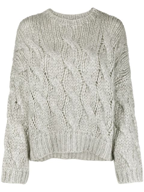 Brunello Cucinelli cable-knit jumper