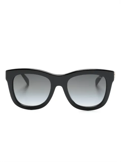 Michael Kors monogram-plaque square-frame sunglasses