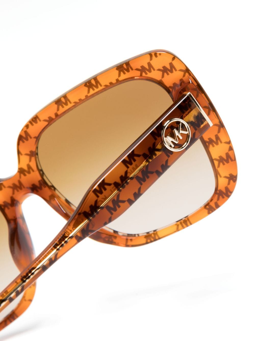 Shop Michael Kors Mallorca Square-frame Sunglasses In Brown