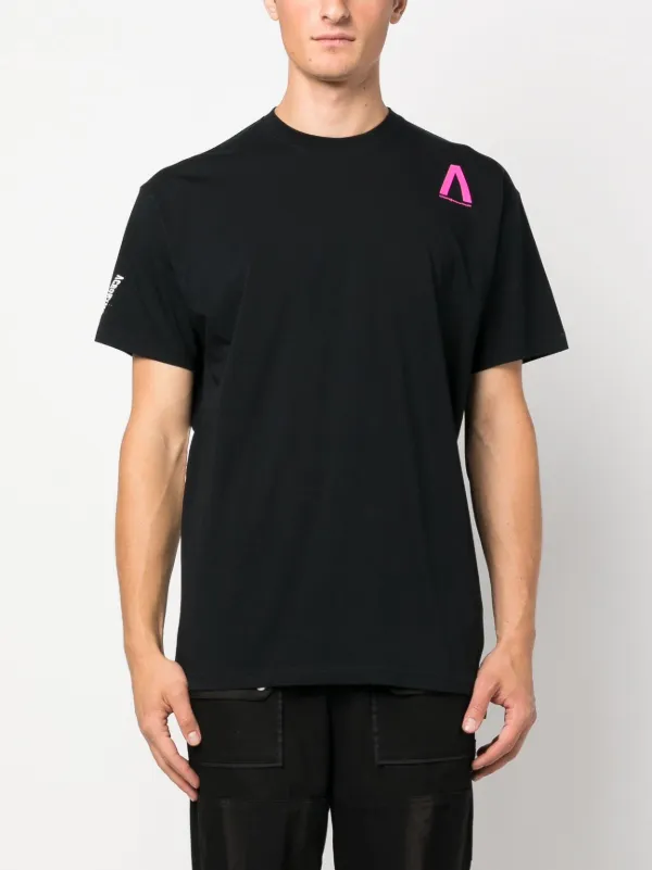 ACRONYM graphic-print Cotton T-shirt | Black | FARFETCH