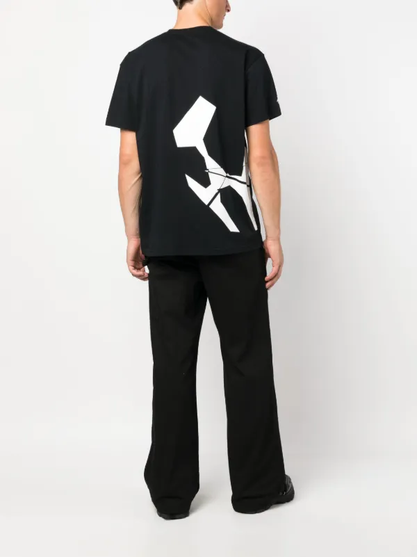 ACRONYM graphic-print Cotton T-shirt | Black | FARFETCH