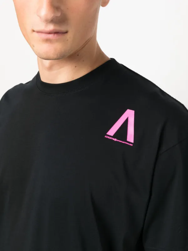 ACRONYM graphic-print Cotton T-shirt | Black | FARFETCH
