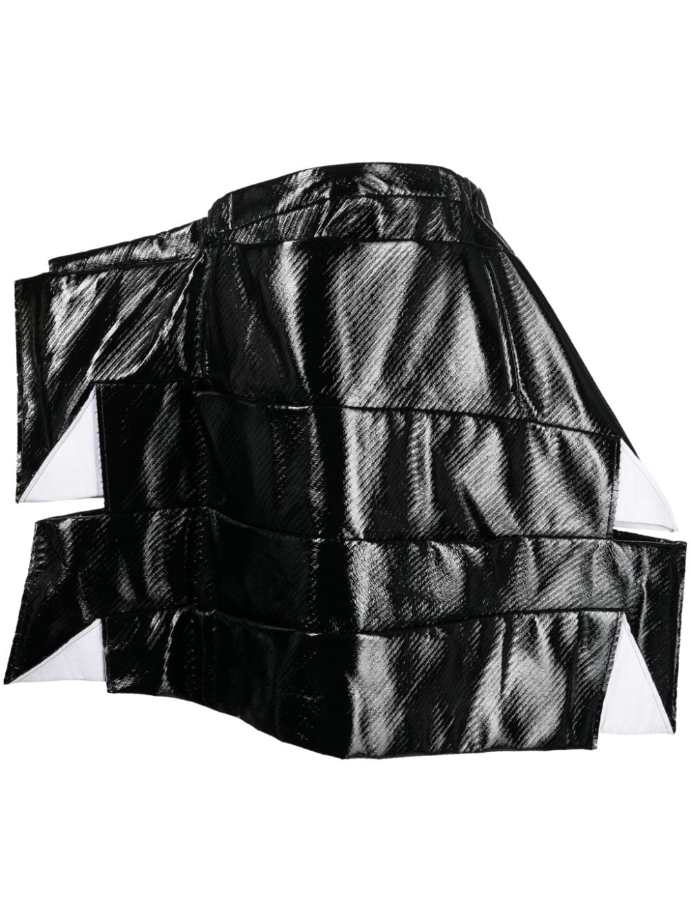 Comme Des Garçons Voluminous Asymmetric Panelled Skirt In Black