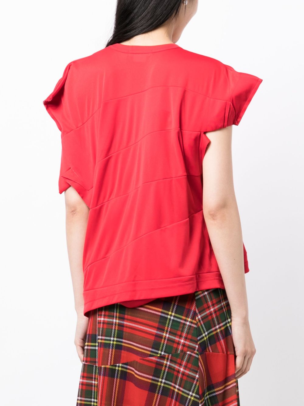 Comme Des Garcons asymmetric panelled T-shirt Women