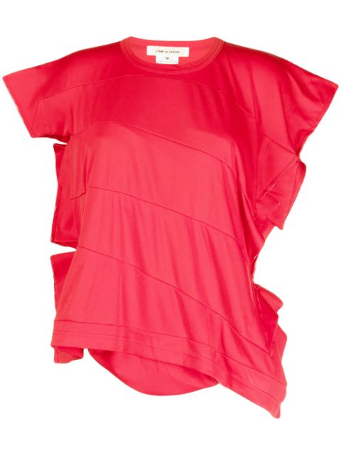 Comme Des Garçons asymmetric panelled T-shirt