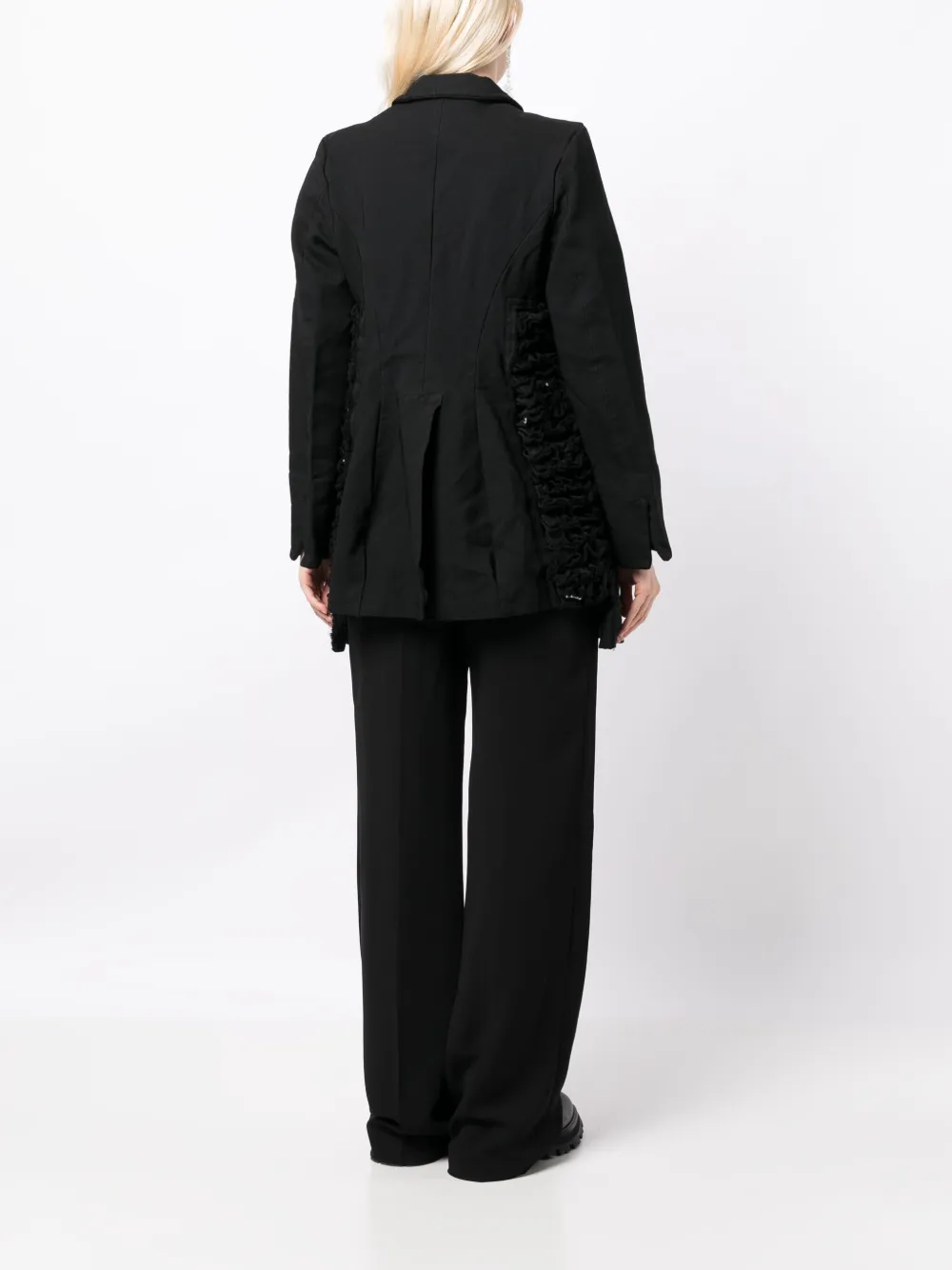 Comme Des Garçons Comme Des Garçons Bomberjack met ruches Zwart
