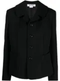 Comme Des Garçons Comme Des Garçons notched-lapels wool blazer - Black