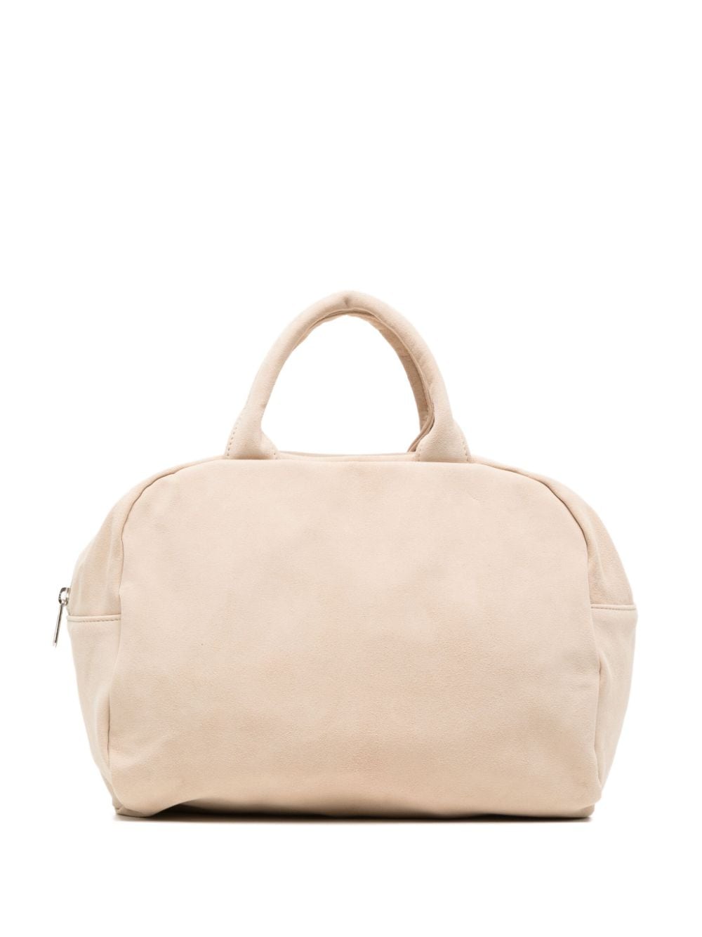 Comme Des Garçons Comme Des Garçons Mini Suede Hand Bag In Neutrals