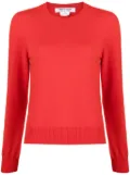 Comme Des Garçons Comme Des Garçons round-neck cashmere jumper - Red