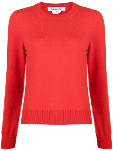 Comme Des Garcons Comme Des Garcons round-neck cashmere jumper Women