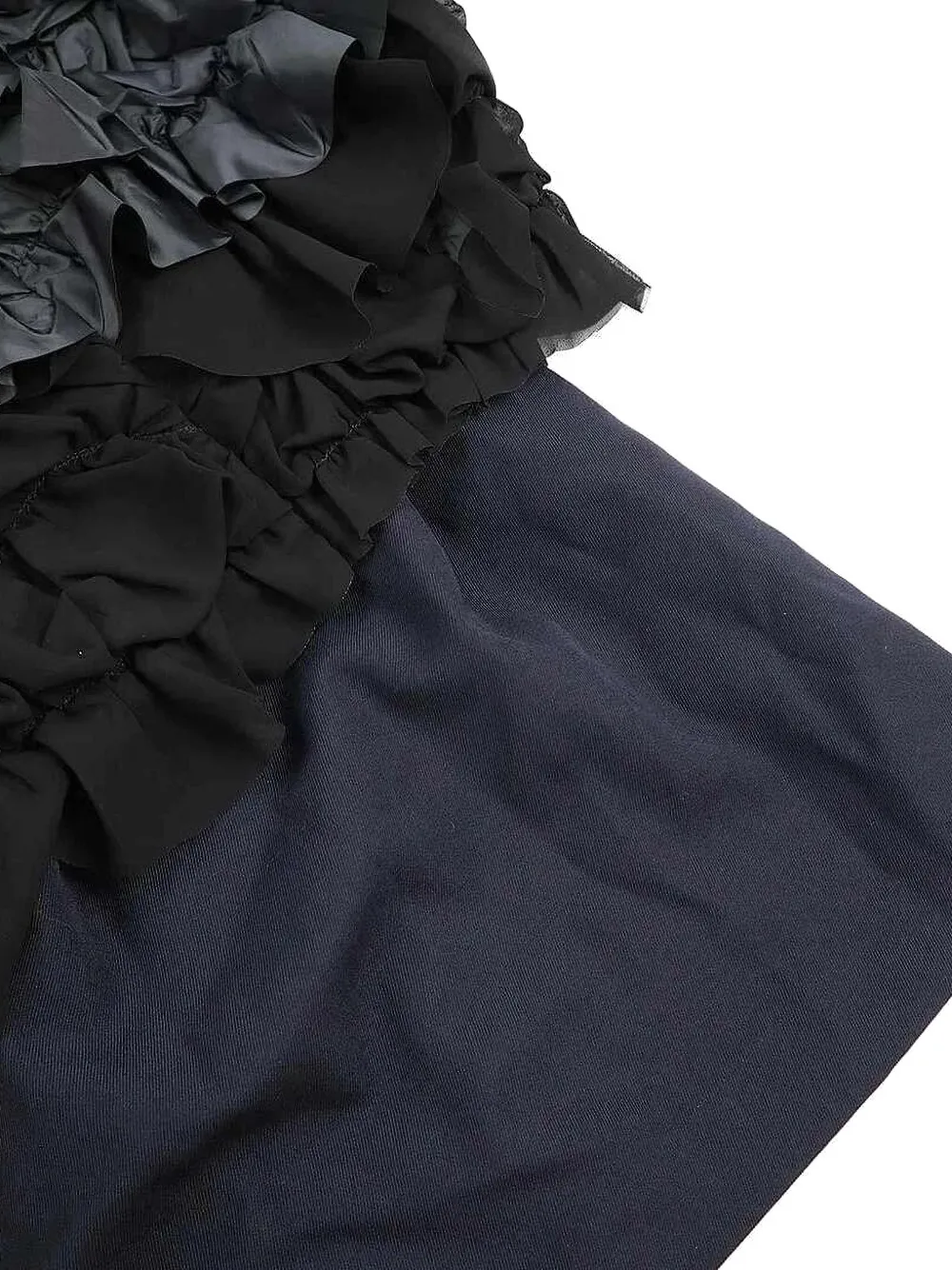 Comme Des Garçons Comme Des Garçons Rok met ruches Blauw