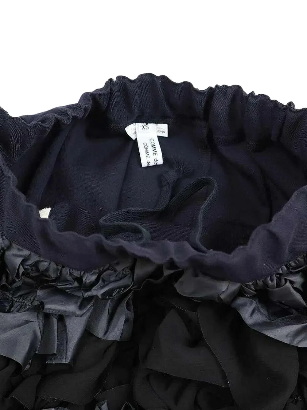 Comme Des Garçons Comme Des Garçons Rok met ruches Blauw