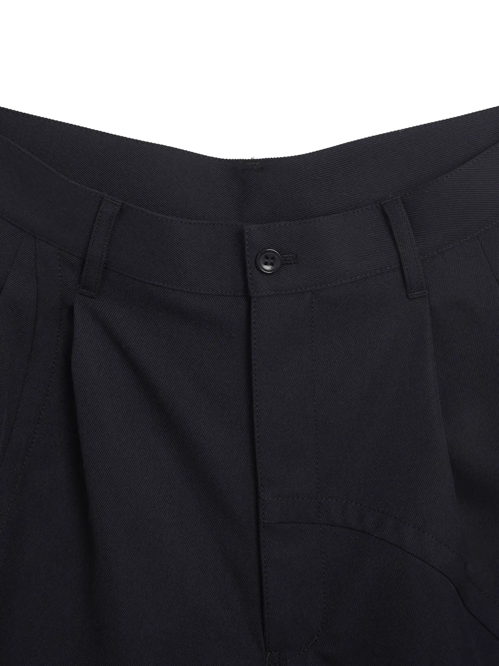 Comme Des Garçons Girl Geplooide shorts Blauw