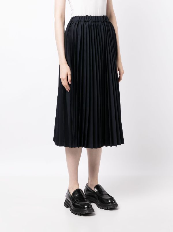 Comme Des Garçons Girl High Waist Pleated Skirt - Farfetch