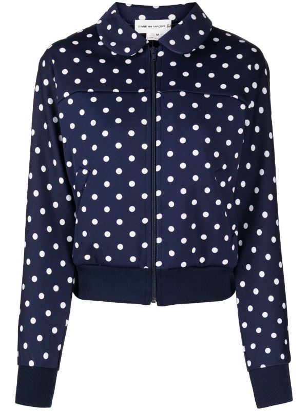 Comme Des Garçons Girl Polka dot-print Cropped Jacket - Farfetch